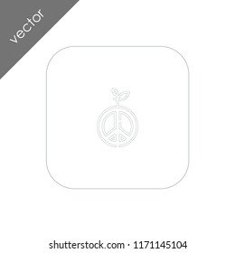 peace symbol icon