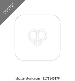 peace symbol icon