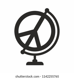 Peace symbol, icon, global peace