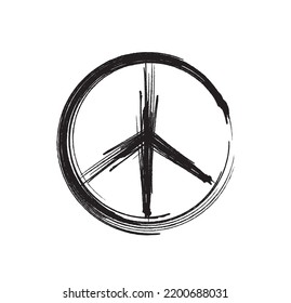 símbolo de paz. ilustración vectorial