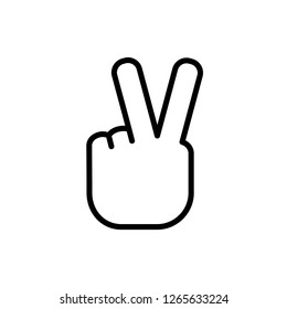 peace symbol icon vector trendy