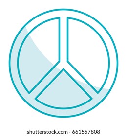 peace symbol isolated icon