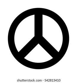 peace symbol isolated icon vector illustration design