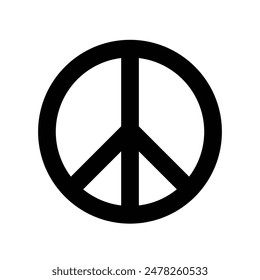 Peace Symbol Representing Anti War, Military Conflic, Violance, and Anti Nuclear Stance