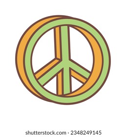 Peace symbol, sign, Vector illustration