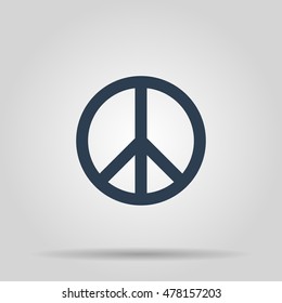 peace symbol. Vector concept illustration for design.