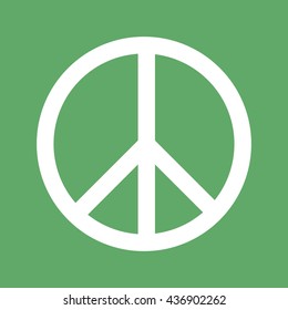 Peace symbol vector icon