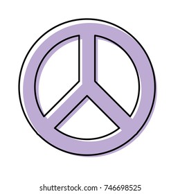 peace symbol vector illustration