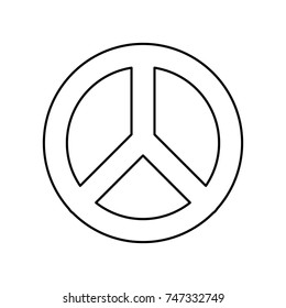 peace symbol vector illustration