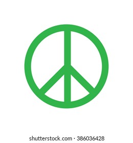 Peace Symbol Vector Sign 