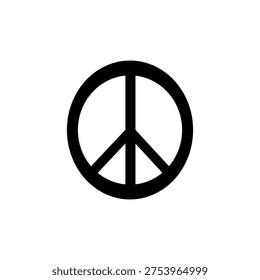 Peace symbol vector 