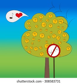 peace tree make love no war