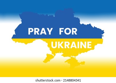 Peace for Ukraine blue yellow white background social media design banner