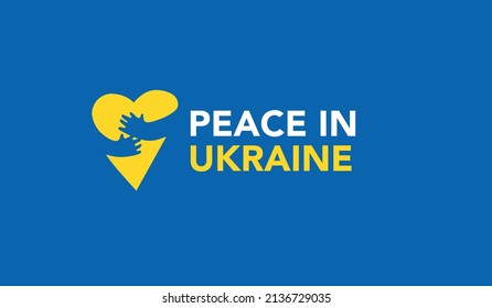 Peace in Ukraine Vector design