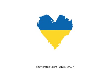 Frieden in der Ukraine Vektordesign