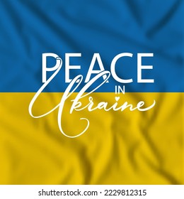 Peace in Uktaine. Stop war in Ukraine. Stop russion agression