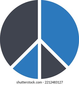 peace Vector illustration on a transparent background. Premium quality symmbols. Glyphs vector icons for concept and graphic design.