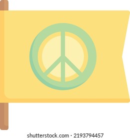 peace vector on white background. isolated Vector icon