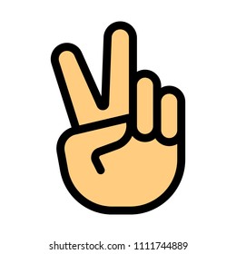 Peace or Victory Gesture