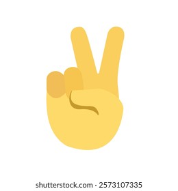 Peace victory sign hand hands vector emoji illustration symbol icon v