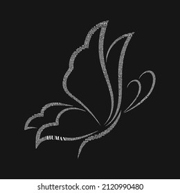 Peace word cloud vector illustration design, word art for peace, hope, love