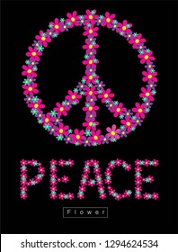 peace,flowers,beauty,for t-shirt slogan