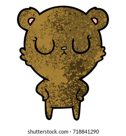 oso de caricatura pacífico