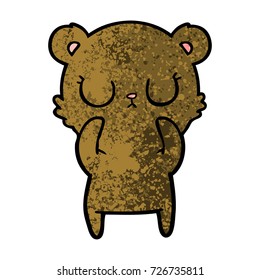 oso de caricatura pacífico