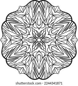 peaceful mandala coloring relaxing meditation