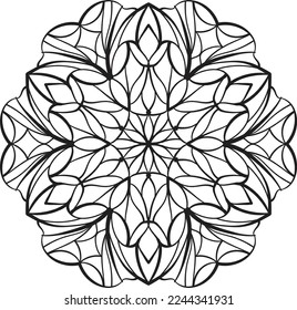 peaceful mandala coloring relaxing meditation