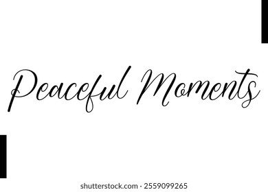 Peaceful Moments text christmas holiday quotes istalist typography 