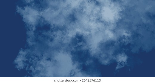 O movimento pacífico de nuvens rolantes criando uma obra-prima em constante mudança através dos céus

