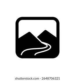 Peaceful Mountain Scene for a Calm and Majestic View