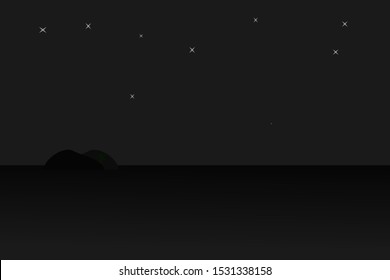 peaceful night beach view background 