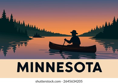 A peaceful paddle through Minnesota's Boundary Waters Canoe Area offers serene lake views, forested landscapes, and a tranquil escape into the heart of nature