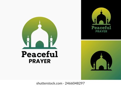 The "Peaceful Player Mosque" logo embodies serenity and spirituality, suitable for Islamic centers or organizations promoting peace and harmony within communities.