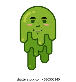 Peaceful snot. Sleeping emotion booger. Big green wad of mucus snivel
