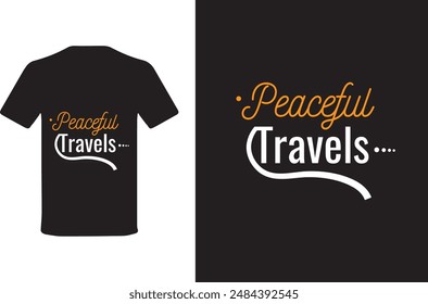 Peaceful T-shirt design 2024 Unique