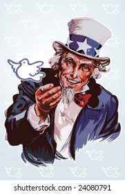 Peaceful Uncle Sam