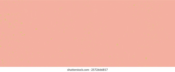 Peach background with subtle speckled texture. The background is peach, creating a soft, minimalist style. Speckled wall texture background. Pink background vector.