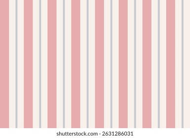 Fundo listrado de pêssego, bege e cinza. Padrão retrô. Shabby chique, velho estilo de dinheiro. Decoração, design de interiores. Faixa, papel de parede, pôster, cartão. Ilustração vetorial