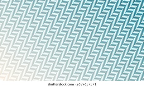 Peach Blue Zigzag Stripes Line Pattern Abstract Background with Modern Aesthetic Style