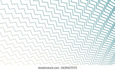 Peach Blue Zigzag Stripes Line Pattern Abstract Background with Modern Aesthetic Style