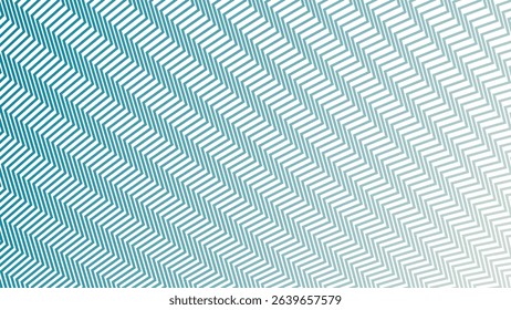 Peach Blue Zigzag Stripes Line Pattern Abstract Background with Modern Aesthetic Style