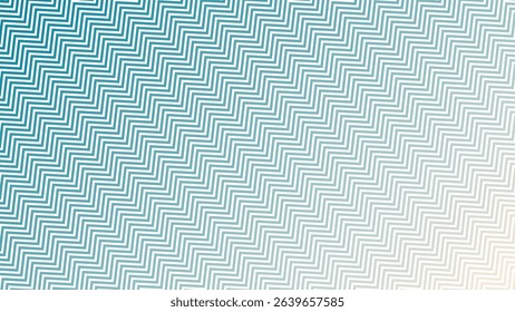 Peach Blue Zigzag Stripes Line Pattern Abstract Background with Modern Aesthetic Style