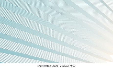Peach Blue Zigzag Stripes Line Pattern Abstract Background with Modern Aesthetic Style