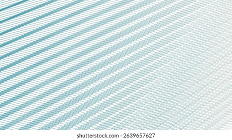 Peach Blue Zigzag Stripes Line Pattern Abstract Background with Modern Aesthetic Style