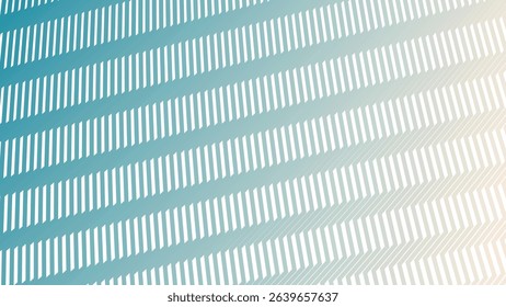Peach Blue Zigzag Stripes Line Pattern Abstract Background with Modern Aesthetic Style