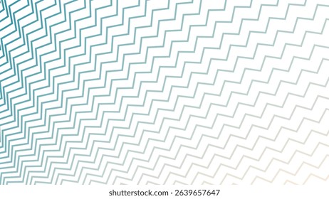 Peach Blue Zigzag Stripes Line Pattern Abstract Background with Modern Aesthetic Style