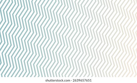 Peach Blue Zigzag Stripes Line Pattern Abstract Background with Modern Aesthetic Style